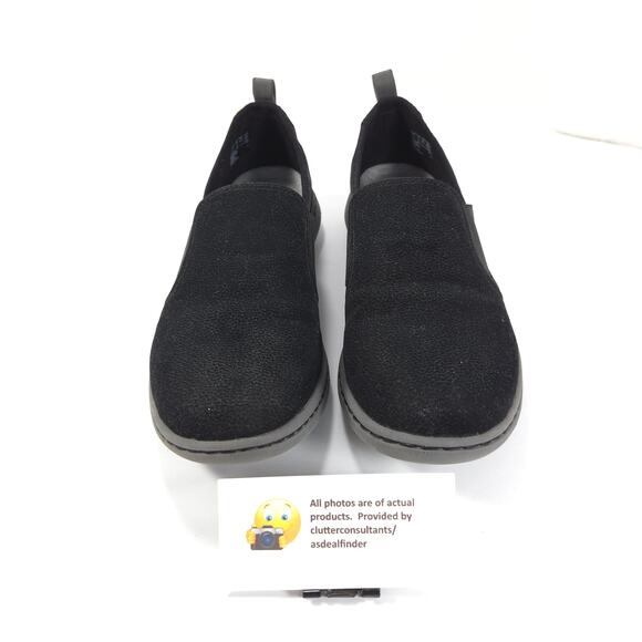 Cloudsteppers by Clarks Slip On Loafer Flat Womens Size 10 15712 Black - Picture 2 of 9